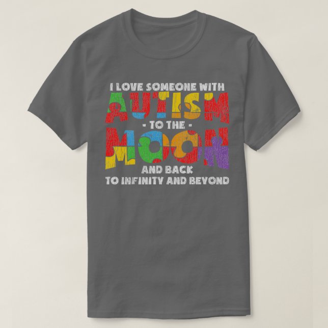 Mamma Autistic Kids Autism Awareness Mor Gift T Shirt (Design framsida)