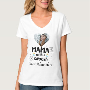 mamma av anpassningsbar-hjärtfoto med svett mors d t shirt