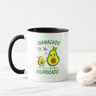 Mamma av baby-kado-fågelfamiljen Avocado Mugg