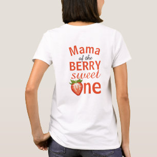 Mamma av bären söt en Jordgubbsdag T Shirt