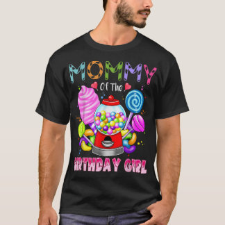 Mamma av Birthday Girl Candyland Candy Birthda T Shirt