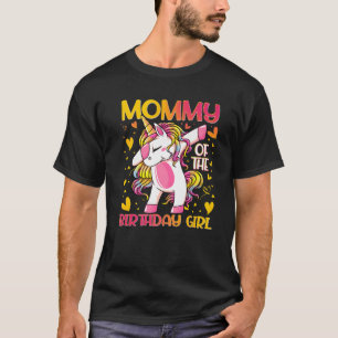 Mamma av dagstidningen Dabbing Unicorn Mamma Mamma T Shirt
