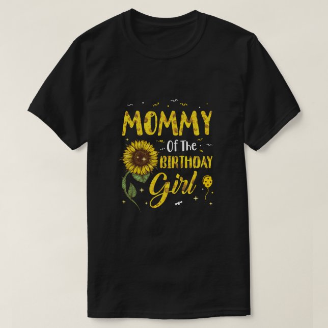Mamma av dagstidningen Mamma solrosgåvor T Shirt (Design framsida)