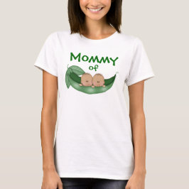 Mamma av Darker Skinned Twin Boys T-shirt