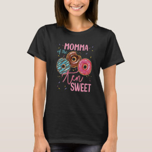 Mamma av den gode tionde Donut-Födelsedagsfesten t Shirt