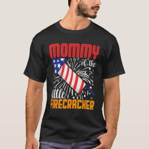 Mamma av den lilla förbrytaren 4:e juli t shirt