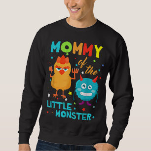 Mamma av den lilla måndagskorgsfamiljen Monste Lång Ärmad Tröja