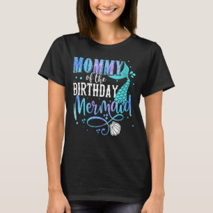 Mamma av den matchande delen av födelsedagsfamilje t shirt