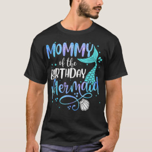 Mamma av den matchande delen av födelsedagsfamilje t shirt