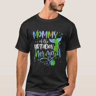 Mamma av den matchande delen av födelsedagsfamilje t shirt