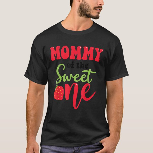 Mamma av den svenska jordgubbssunden 1-1-bir t shirt (Framsida)