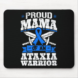 Mamma av en Ataxi Warrior Awareness Ribbon Dystaxi Musmatta