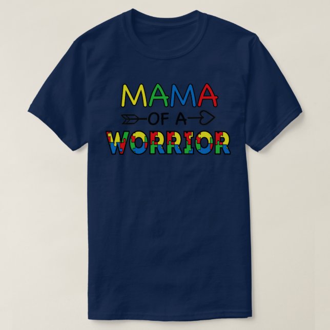 Mamma av en Coola för stöd till varandras motivati T Shirt (Design framsida)