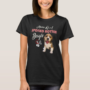 Mamma av en förstörd Hund av Rotten Beagle T Shirt