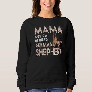 Mamma av en förstörd tysk Hund av Shepherd Mothe T Shirt