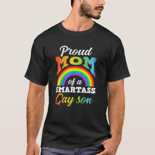 Mamma av en smartass Gay Son HBT-Mor T Shirt