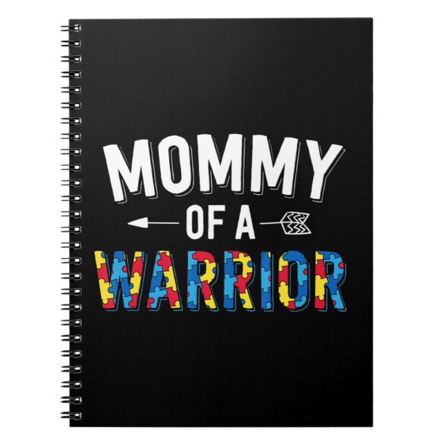 Mamma av en Warrior-design. Sätt munstycket biet p Anteckningsbok (Framsidan)