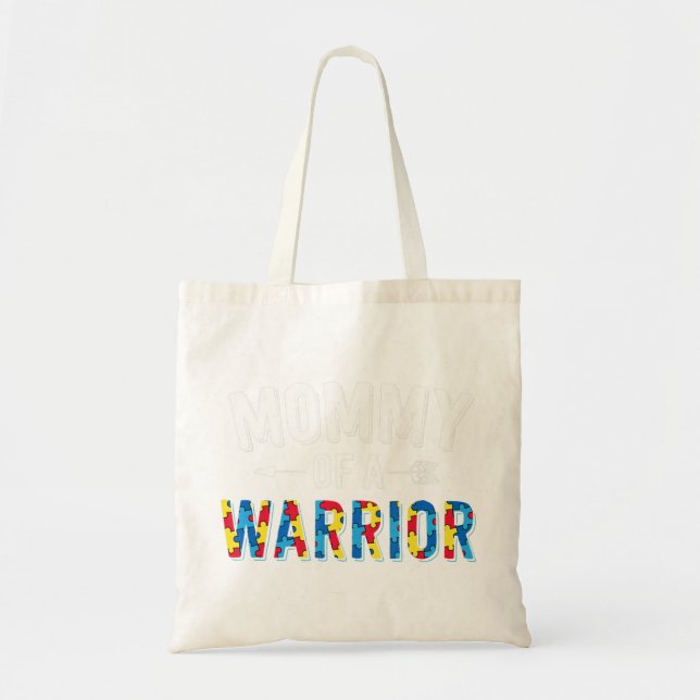Mamma av en Warrior-design. Sätt munstycket biet p Tygkasse (Framsidan)