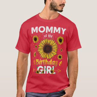 Mamma av familjen Birthday Girl Sunsun Party T Shirt