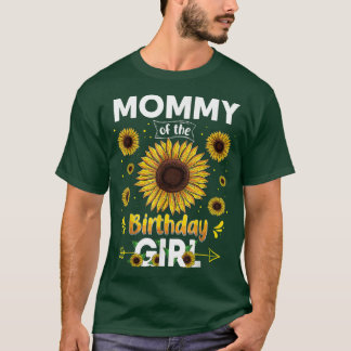 Mamma av familjen Birthday Girl Sunsun Party T Shirt