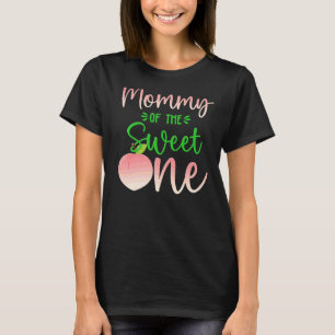 Mamma av födelsedag 1 persika 1:a sommarfrukten F T Shirt