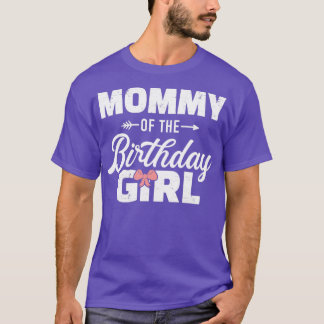 Mamma av födelsedagsdottern som matchar familj t shirt