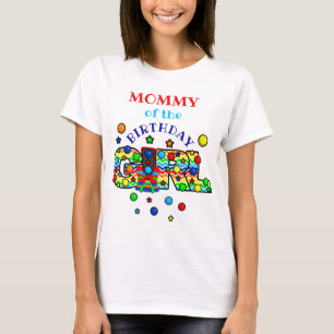 mamma av födelsedagsfest-skjortans slott t shirt