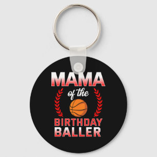 Mamma av födelsedagspojken Bysketbyll Bday Celebra Nyckelring