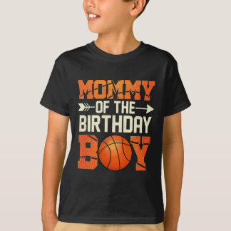 Mamma av födelsedagspojken Bysketbyll Mor Mamma Fu T Shirt