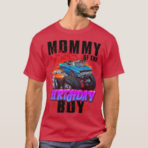 Mamma av födelsedagspojken Monster Lastbil Blaze-b T Shirt