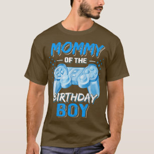 Mamma av födelsedagspojkens matchande videospelfåg t shirt