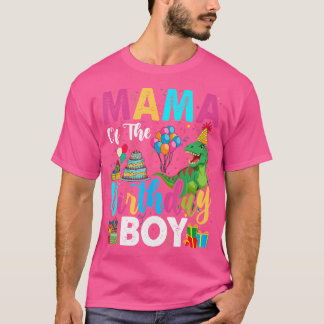 Mamma av födelsedagspojkfamiljen som matchar dosin t shirt
