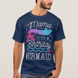 Mamma av födelsedagstäckande familjedagspart för S T Shirt