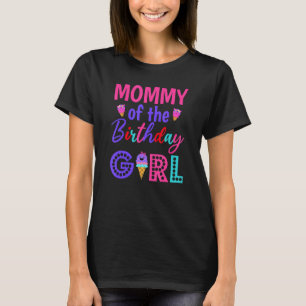 Mamma av födelsedagstjudet Mamma Ice Cream First B T Shirt