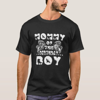 Mamma av födelsedagsvideoklippet Rex Dinosaur T Shirt