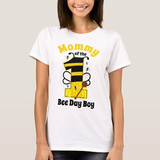 Mamma av första födelsedag t shirt (Framsida)