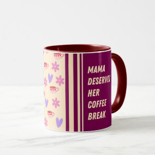 Mamma av honkön i Rand Kaffe Brytkonst Mugg