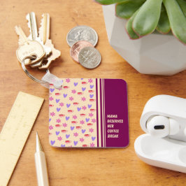 Mamma av honkön i Rand Kaffe Brytkonst Nyckelring