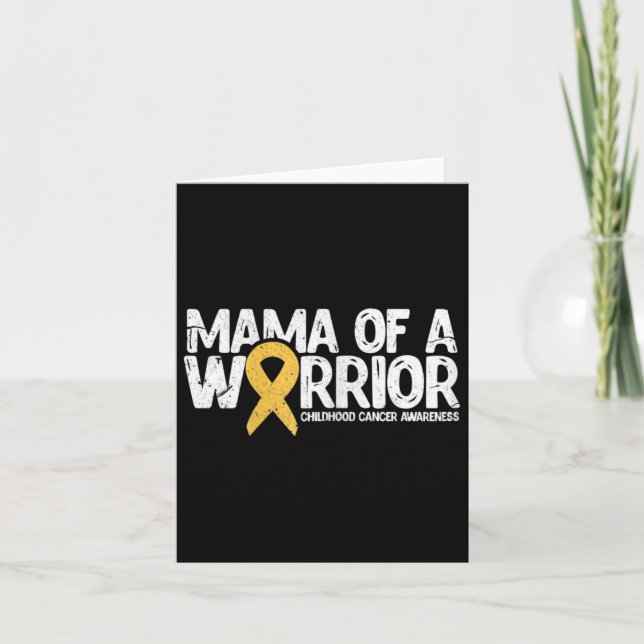 Mamma av medvetenhet om cancer hos barn 1 kort (Framsida)
