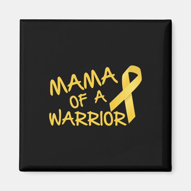 Mamma av medvetenhet om cancer hos barn 1 magnet (Framsidan)