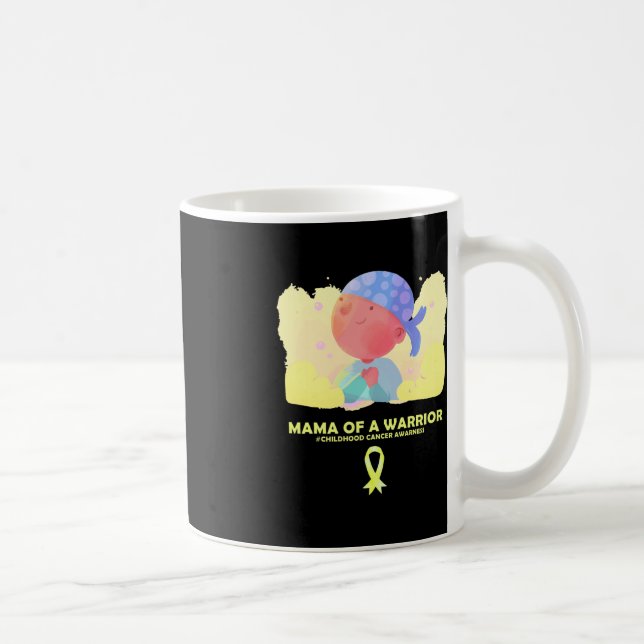 Mamma av medvetenhet om cancer hos barn kaffemugg (Höger)
