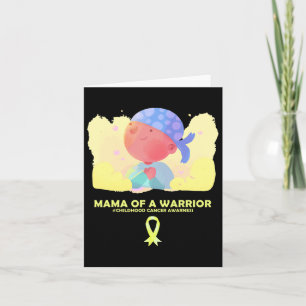 Mamma av medvetenhet om cancer hos barn kort