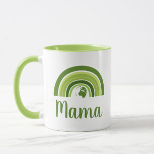 Mamma av regnbåge i personlig mugg