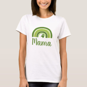 Mamma av regnbåge i personlig t shirt