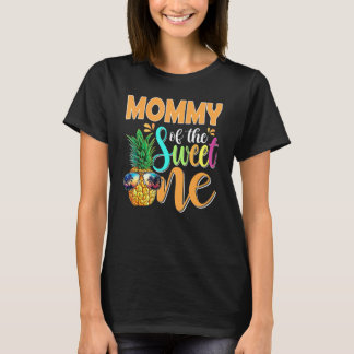 Mamma av söt en ananas 1:a födelsedag Fami T Shirt