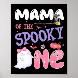 Mamma av talesättet En första födelsedag Halloween Poster