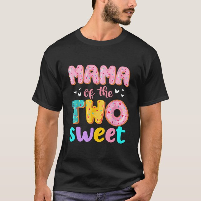 Mamma av två svenska dagarsdagarstest t shirt (Framsida)