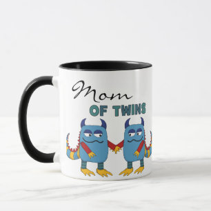 Mamma av twillingar mugg