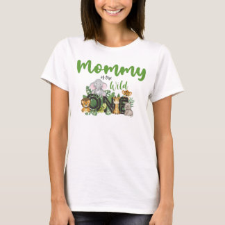 Mamma av Vilden ett jungle Safari Zoo Animals T Shirt