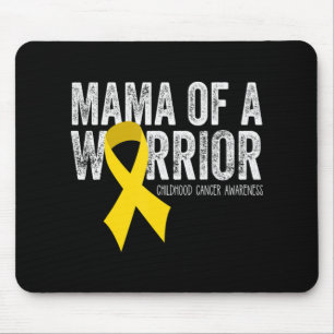 Mamma av Warrior Childature Cancer Ribbon Oncolog Musmatta